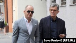 Svetozar Marović sa svojim advokatom Zdravkom Begovićem, arhivski snimak