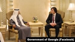 Ираклий Кобахидзе на встрече с министром толерантности шейхом Нахайяном бин Мубараком Аль Нахайяном