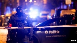 Belgian security forces conduct an operation in Molenbeek in November. 