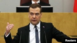 Russian Prime Minister Dmitry Medvedev