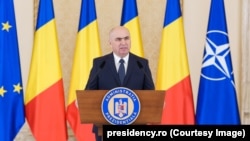 Președintele interimar al României, Ilie Bolojan.