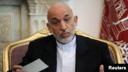 Afghan President Hamid Karzai