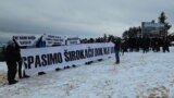 Bosnia, Sarajevo, Sirokaca landslide, protests