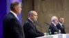 Президентите на Румъния, България, Латвия и Полша - Клаус Йоханис, Румен Радев, Егилс Левитс и Анджей Дуда, дадоха съвместна пресконференция
