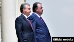Эмомали Рахмон и Шавкат Мирзияев