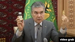 President Gurbanguly Berdymukhammedov ordered Turkmenistan's Academy of Sciences to "carefully study" the herb's "antiviral effects."