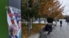 Plakati poput ovog sa porukom "Učinimo Kosovo ponovo velikim" i portretima novoizabranog predsednika SAD Donalda Trampa i Ričarda Grenela postavljeni su širom Prištine, na Kosovu, nakon što je Tramp pobedio na izborima u SAD u novembru.