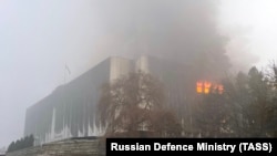 Ալմաթիի քաղաքապետարանի շենքը , 6-ը հունվարի, 2022թ․