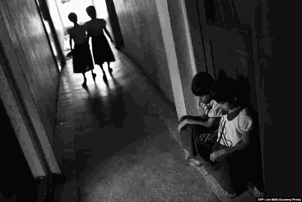 Everyday Life: Children at an institution for the blind. (Jan Sibik)