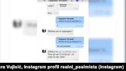 Dio prepiske sa dojučerašnjim profesorom Čečovićem, koji je objavila Sara čečeović 