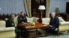 Зліва направо: міністр оборони Росії Сергій Шойгу, міністр оборони Віктор Хренін, Олександр Лукашенко