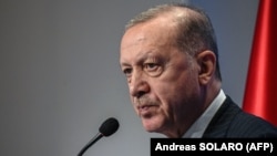 Turkish President Recep Tayyip Erdogan (file photo)