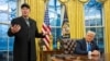 Илон Маск и Дональд Трамп в Белом доме