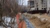 Граница Гавриловской рощи и нового жилого комплекса 