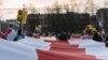 Беларусы сьвяткуюць Дзень Волі ў Вільні, Літва, 25 сакавіка 2025 году 