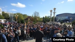 Центр Елісти, Респубілка Калмикія, Росія, 1 жовтня 2019 року