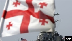 A U.S. naval vessel near the Georgian coast. The new charter would boost U.S. support for Georgian defense