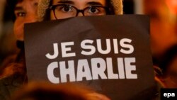 People in France express solidarity with the satirical magazine Charlie Hebdo, which was the subject of a deadly attack by Islamist terrorists last week. 