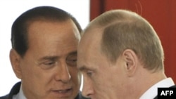 Italian Prime Minister Silvio Berlusconi (left) will meet Russian Prime Minister Vladimir Putin in Sochi to oversee the signing of agreement on the pipeline between Eni and Gazprom.
