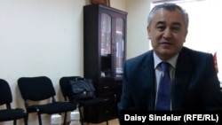 Ata-Meken chief Omurbek Tekebaev at his Bishkek headquarters: "Nobody is taking us seriously yet."