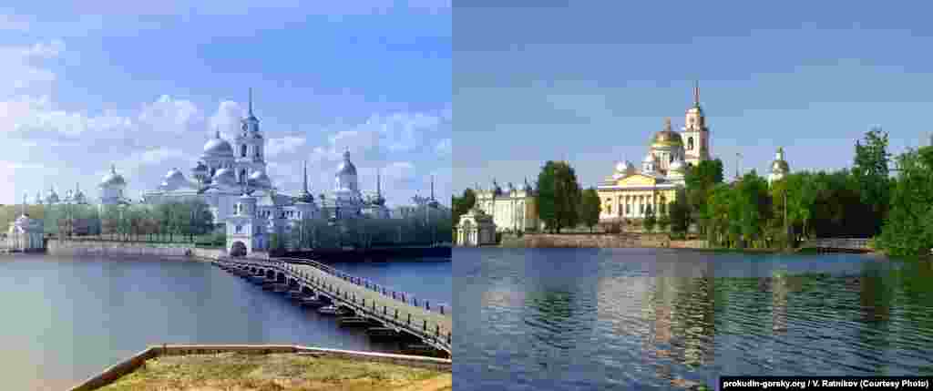 Pogled na manastir Nilov iz drugog ugla, 1910/2010.