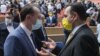 Premieru Florin Cîțu vrea să preia președinția PNL la congresul din 25 septembrie. Foto: Florin Cîțu și președintele PNL, Ludovic Orban, la Consiliul National al partidului, 30 mai 2021.