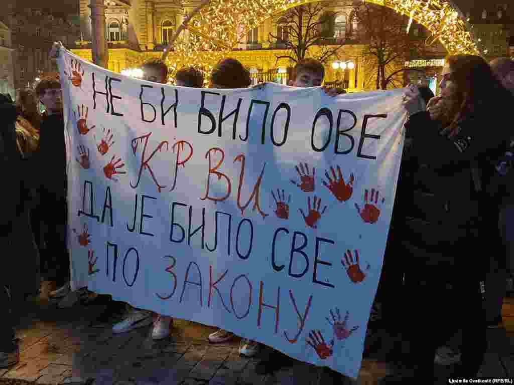Studenti koji protestuju pored utvrđivanja krivice traže objavljivanje kompletne dokumentacije o rekonstrukciji železničke stanice u Novom Sadu i otkrivanje odgovornih za napad na studente Fakulteta dramskih umetnosti u Beogradu tokom protesta zbog tragedije u Novom Sadu.Takođe traže i da se smanje pritisci, nasilje i targetiranje usmereno na sve koji javno izražavaju nezadovoljstvo. (Ispred Predsedništva Srbije, 11. decembar 2024.) 
