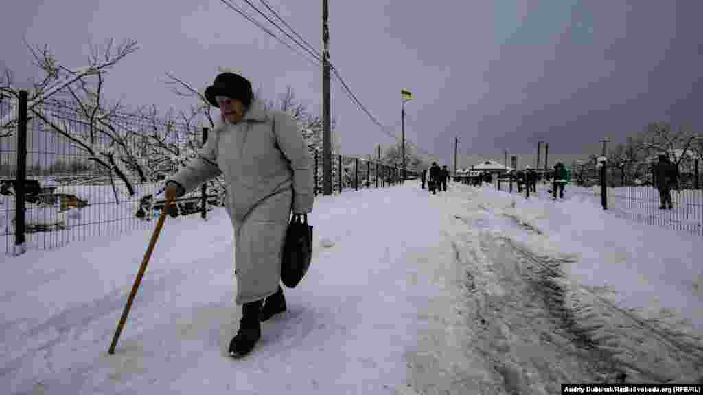 For the mostly elderly people who make the crossing, it's an arduous journey. Around four out of five of those who make the crossing are pensioners.