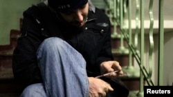 People who inject drugs accounted for nearly half of new HIV infections in Eastern Europe and Central Asia, according to a new report. (file photo)