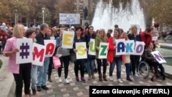 Sa protesta u Beogradu, 25. septembar