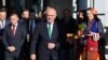 Премиерът Димитър Главчев на граничния пункт "Кулата-Промахон". С пълноправното членство на България в Шенген бариерите по границата с Гърция са вече вдигнати. 