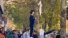 For more than a year now, the "Girls of Revolution Street" (and a few men) have conducted sporadic one-person protests against the hijab by removing their head scarves and waving them in crowded public spaces in the capital.