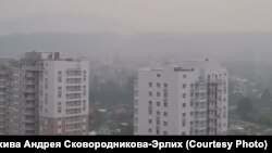 Задымление в Красноярске, август 2021 года