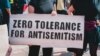 Izvještaj je otkrio da platforme društvenih mreža naročito slabo reaguju na teorije zavjere koje se tiču antisemitizma, ali i na dezinformacije o Jevrejima u pandemiji. Foto: Protesti protiv antisemitizma u Moldaviji, maj 2021.