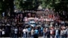 Supporters Of 'Family Holiness' March In Tbilisi On Day Against Homophobia