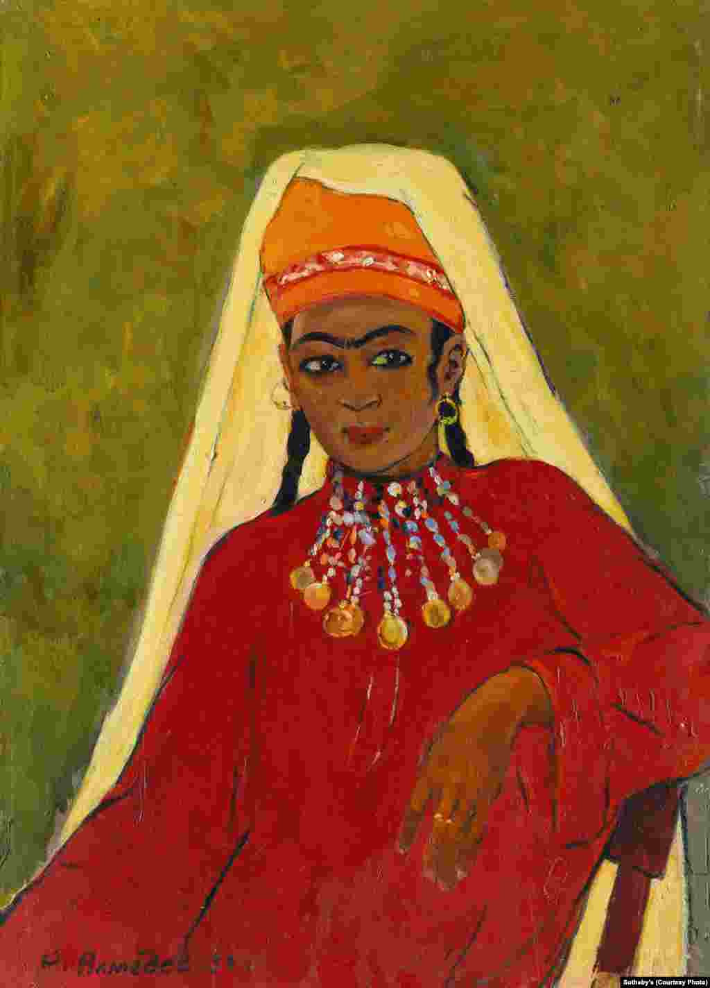 “Girl From Surkhandarya,” a 1959 painting by Uzbek artist Rakhim Akhmedov (1921-2008). The work was part of a series of portraits created by Akhmedov while he was studying decorative arts in southern Uzbekistan.