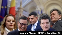 Colaj candidați la Cotroceni: Elena Lasconi, Victor Ponta, George Simion, Nicușor Dan, Crin Antonescu
