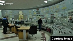 Armenia - The main control room of the Metsamor nuclear plant.