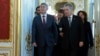 Президенты Кыргызстана и Австрии Алмазбек Атамбаев и Хайнц Фишер. 22 марта 2015 г.