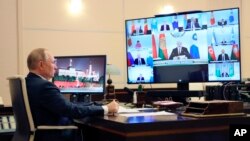 Москва. Владимир Путин, Орусиянын президенти.