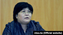 Kazakh Human Rights Commissioner Elvira Azimova (file photo)