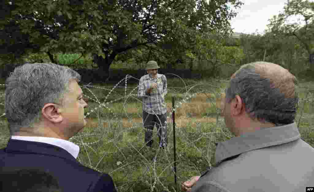 19 июля 2017 года. Дата Ванишвили и президенты Украины и Грузии – Пётр Порошенко и Георгий Маргвелашвили.