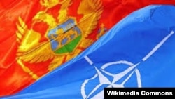 Zastave Crne Gore i NATO